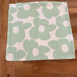 Mint Green Floral Pillow Covers